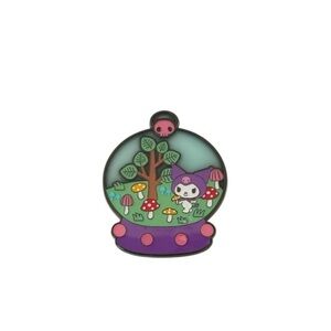 Sanrio Kuromi Snow Globe Enamel Pin – 2025 Limited Edition